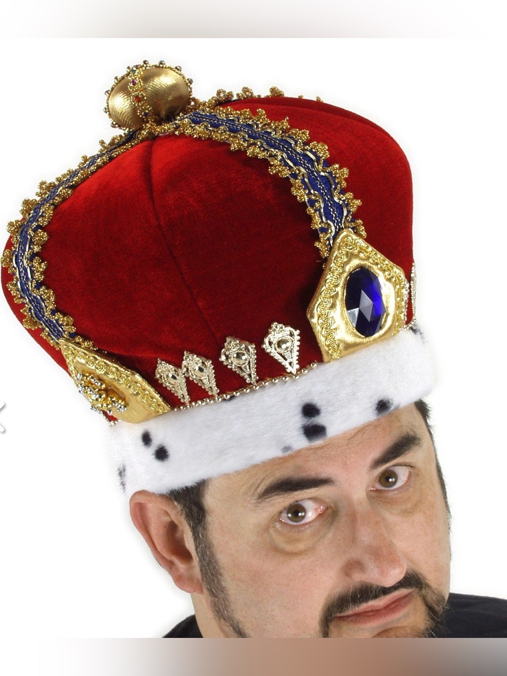 NWT Elope Royal King plush hat Halloween Accessories